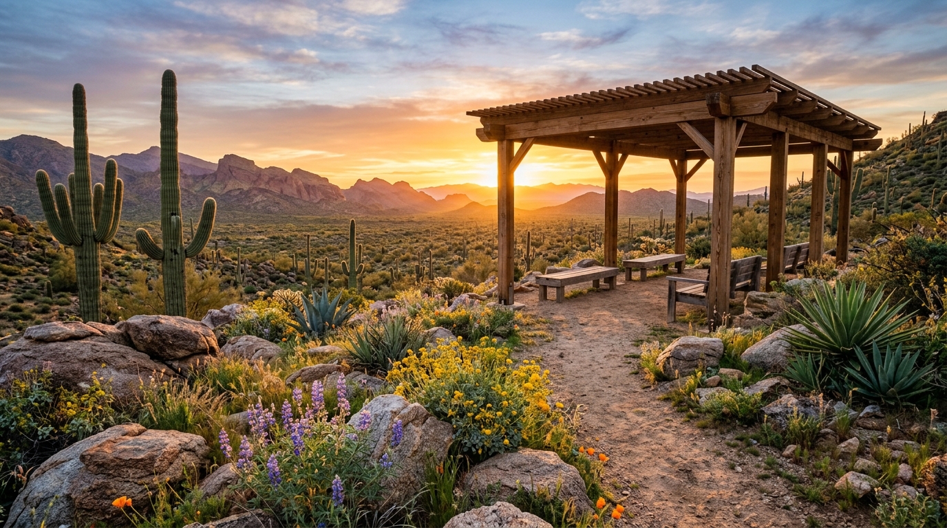 Sonoran Desert Sanctuary Arbor in Scottsdale Arizona